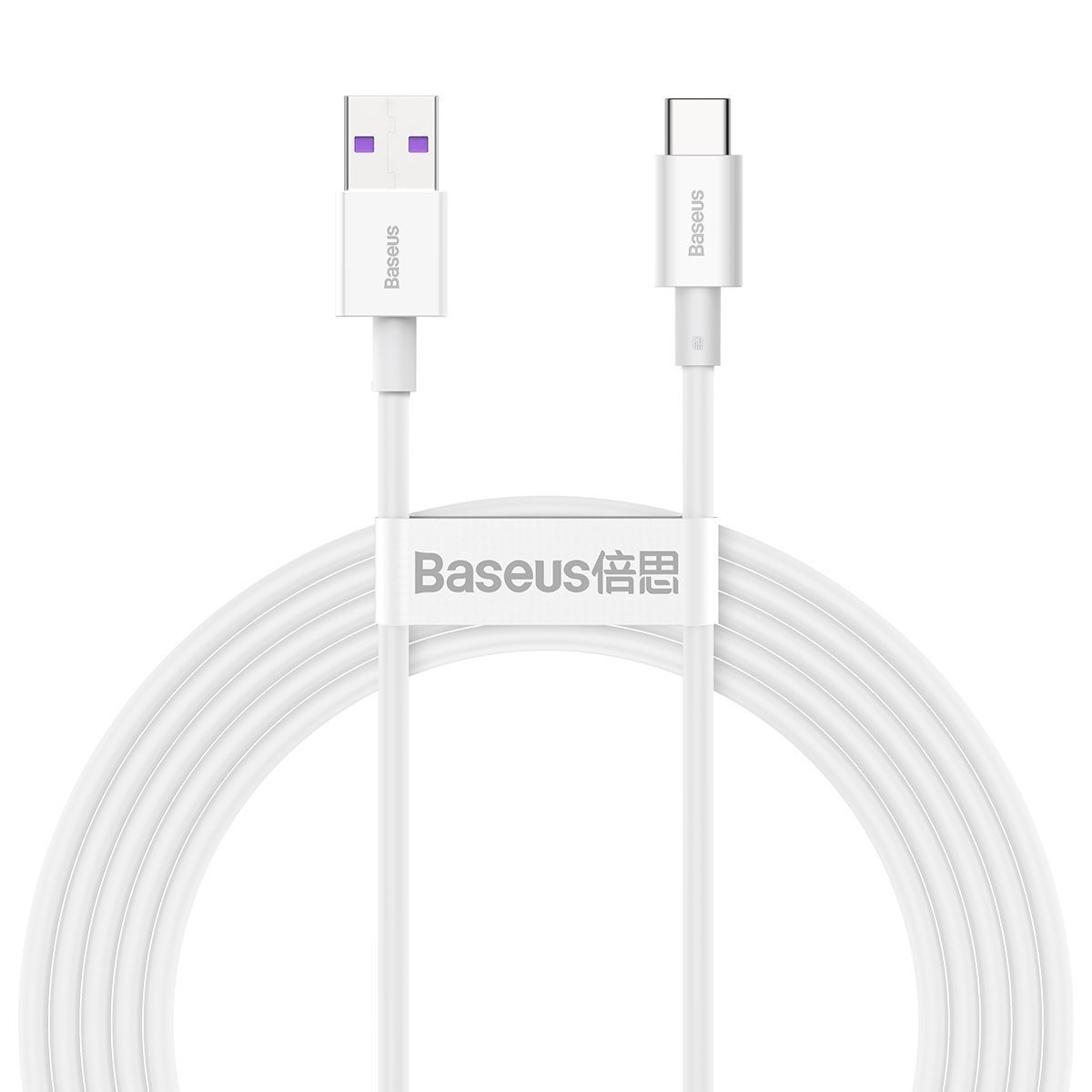 Baseus Superior Series USB do USB-C, 66W, 2m (biały)