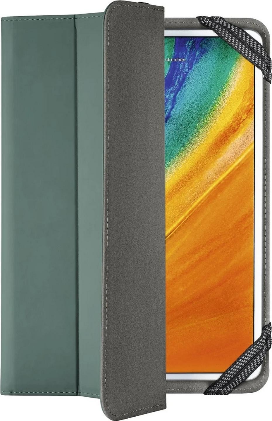 Etui z klapką Hama Fold Uni 24-28 cm (9,5-11“) zielony