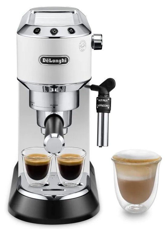 Ciśnieniowy kolbowy De'Longhi Dedica EC 685.W biały