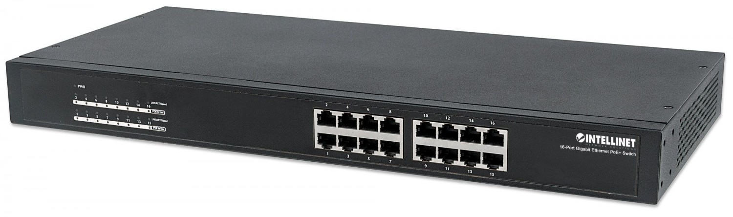 Intellinet 560993 Switch 16p Gigabit PoE