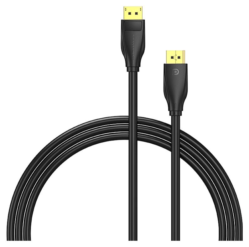 Vention DisplayPort 1.4, 8K 60Hz/ 4K 120Hz, 3m czarny