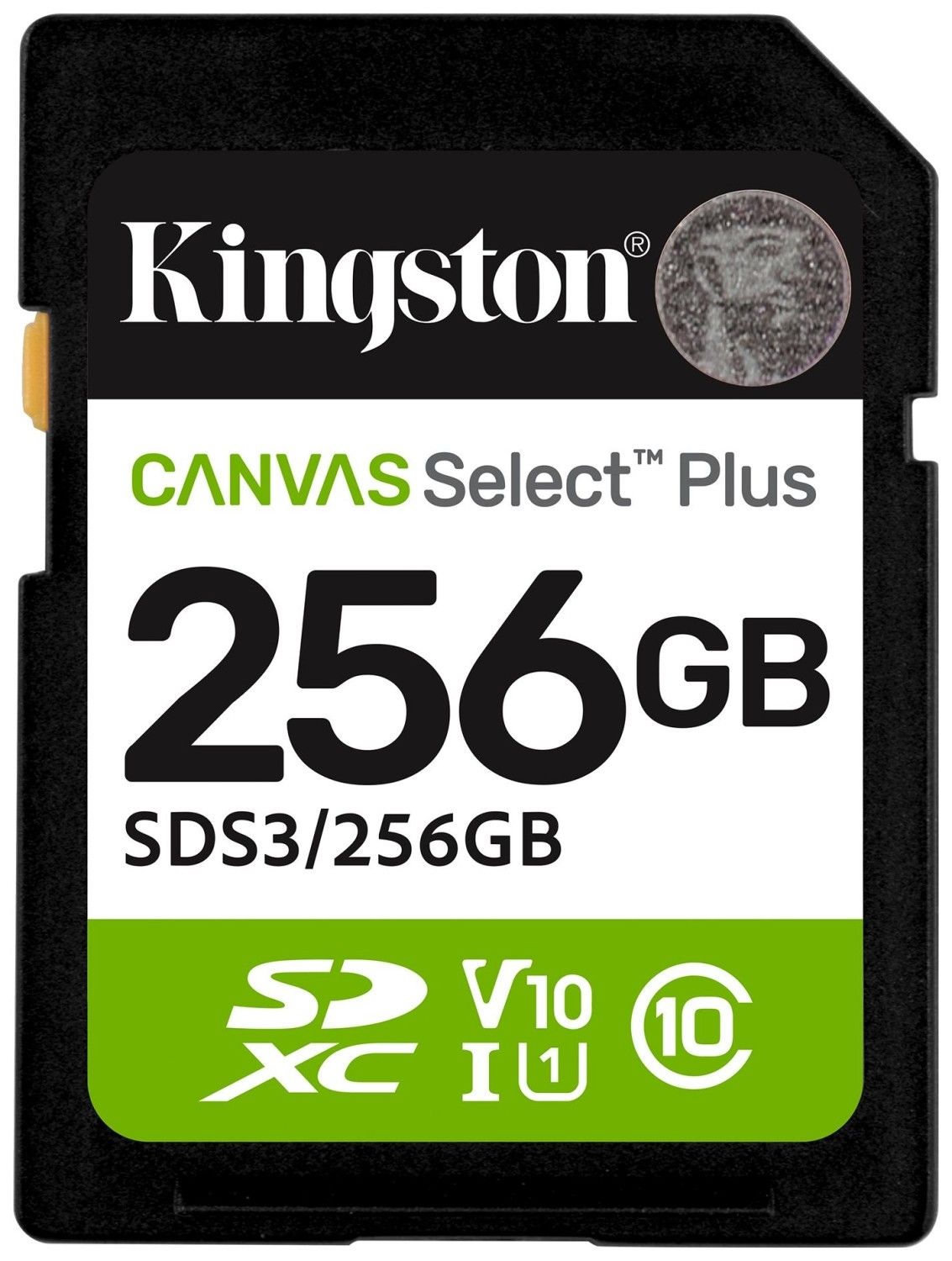 Kingston SDXC Canvas Select Plus Gen3 256GB 150R Class 10 UHS-I
