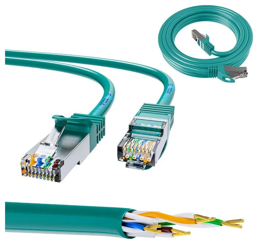 Extralink Kat.6 FTP 0.5m | Miedź 1Gbit/s