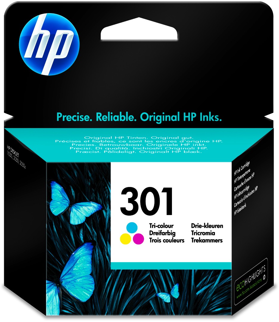 Oryginał HP 301 kolor CH562EE Instant Ink