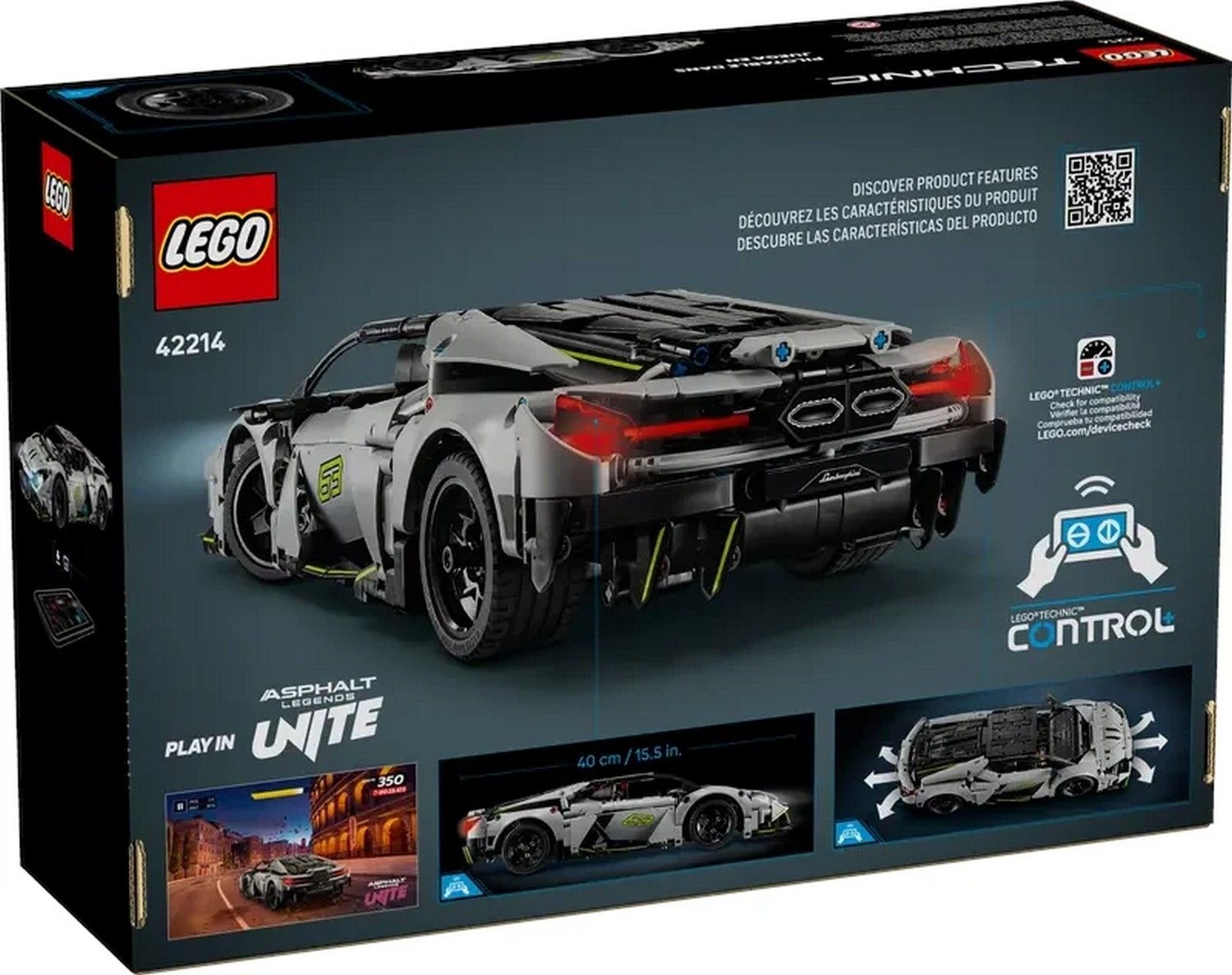 Klocki konstrukcyjne LEGO Technic 42214 Supersamochód Lamborghini Revuelto