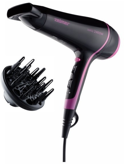 Zelmer ZHD8360 czarno-różowy