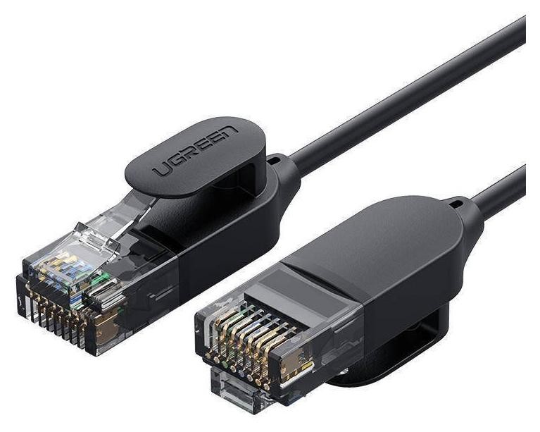 Ugreen NW122 Ethernet RJ45, Cat.6A, UTP, 1m czarny