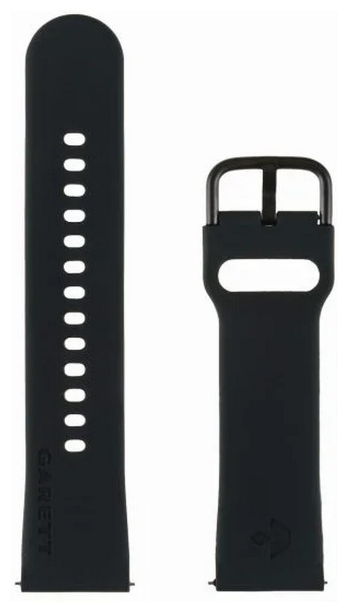 Garett Pasek uniwersalny silikonowy czarny 22 mm