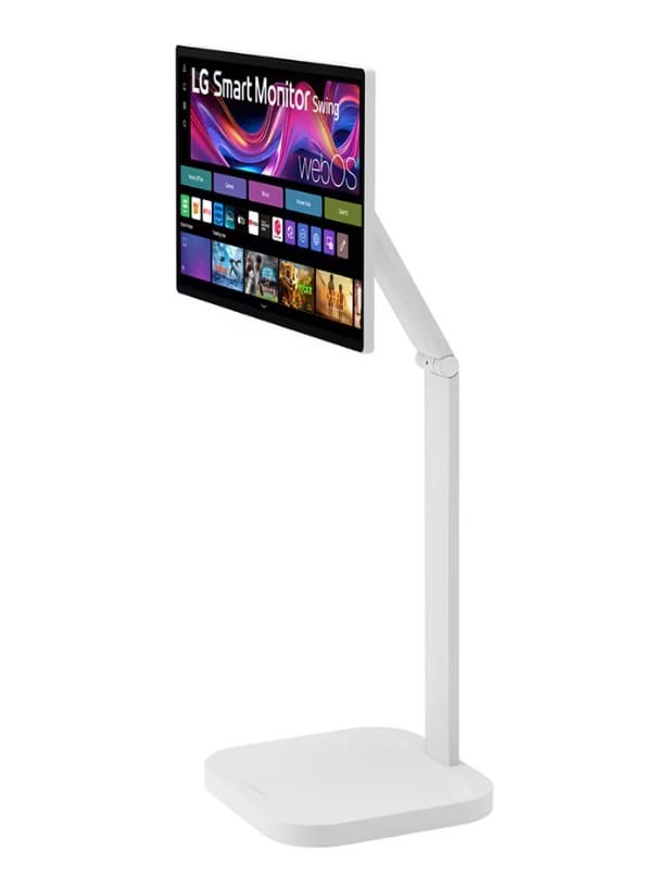 LG Swing 32U889SA - 31.5'' | 4K dotykowy | stojak na kółkach