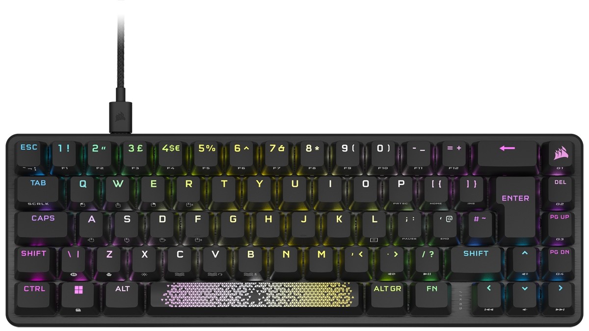 Corsair K65 Pro Mini OPX Silver