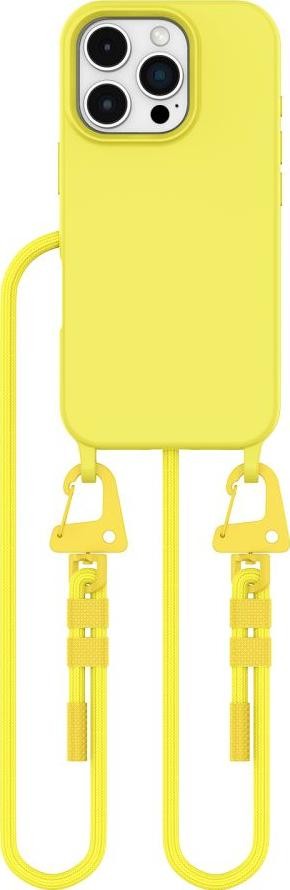 Etui typu plecki Tech-Protect Magnecklace Magsafe do iPhone 16 Pro żółty