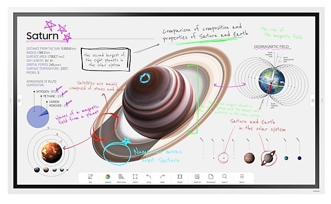 Samsung WM65B Flip Pro 65” Interaktywny 4K (IR Touch, 10W audio)