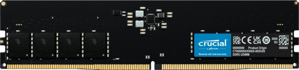 Crucial 8GB [1x8GB 5600MHz DDR5 CL46 DIMM]