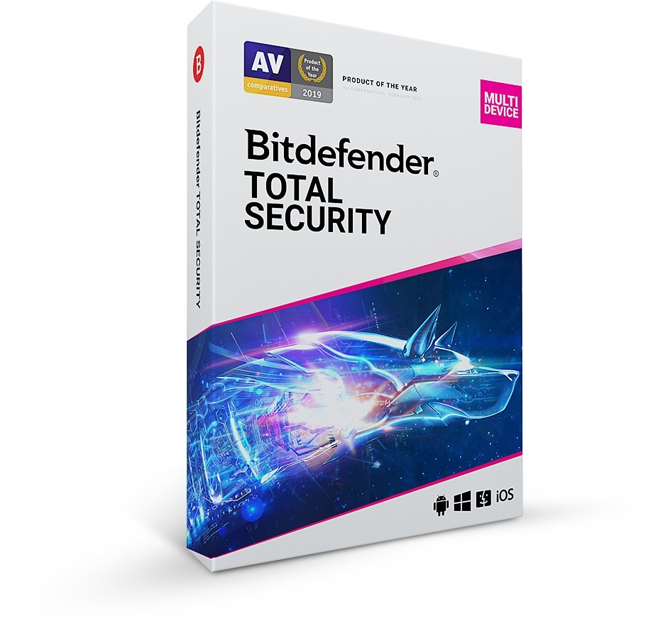 Ochrona i bezpieczeństwo danych Bitdefender Total Security ESD 5 - desktop - licencja na rok