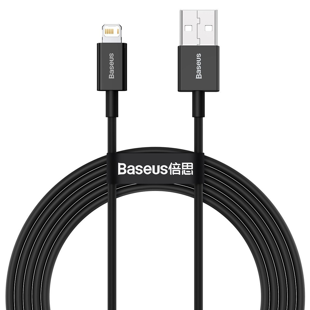 Baseus Superior Series USB do Lightning, 2.4A, 1m (czarny)