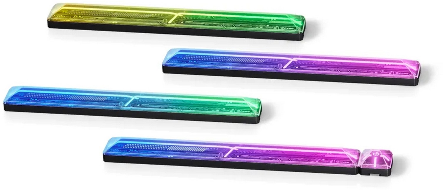 Govee H6063 Gaming Wall Light | Oświetlenie LED | RGBIC, 2.4GHz Wi-Fi + Bluetooth