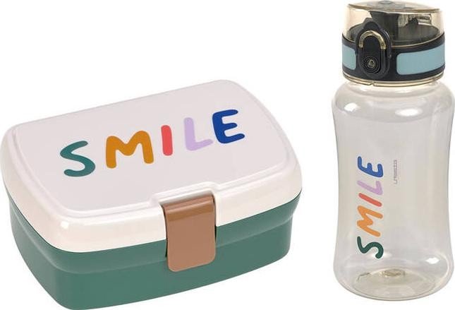 Zestaw śniadaniowy Lassig Little Gang Smile Zestaw Na Lunch zielony