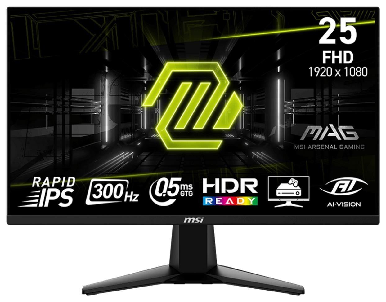MSI MAG 255XF - 24.5'' | Rapid IPS | Full HD | 0.5ms | 300Hz