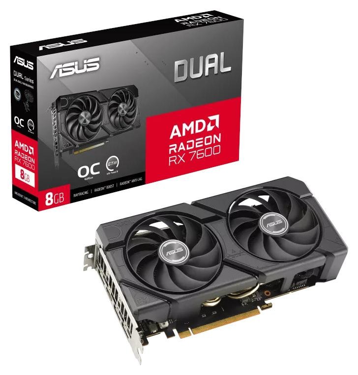 ASUS Radeon RX 7600 DUAL 8GB EVO OC