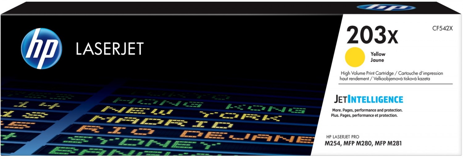 Oryginał Toner HP CF542X żółty