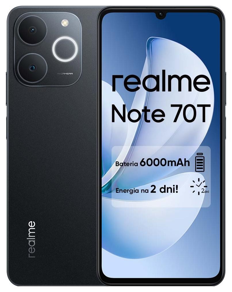 realme Note 70T 4/128GB czarny