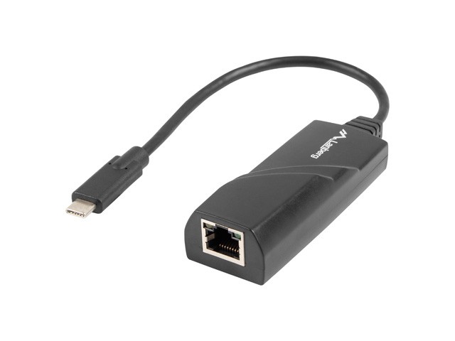 Lanberg karta sieciowa USB-C 3.1 1x RJ45 1Gb na kablu