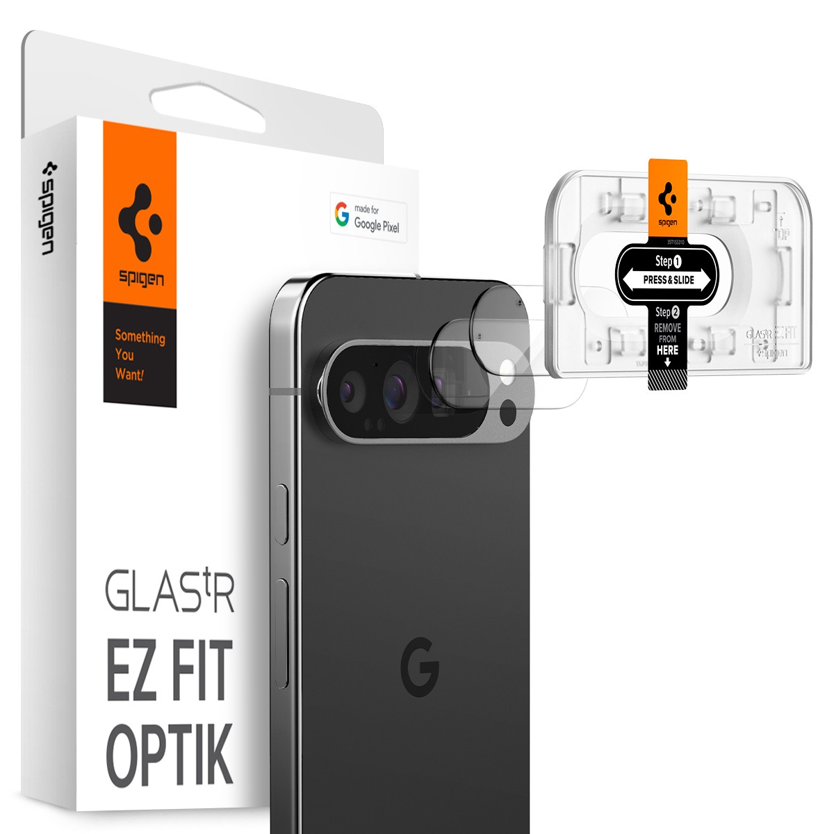 Spigen optik.tr ”EZ FIT” 2-pak do Google Pixel 9 Pro XL przezroczysty