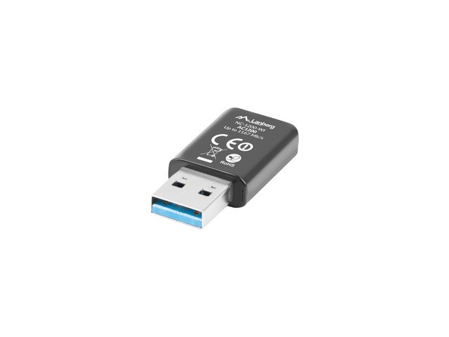 Lanberg bezprzewodowa karta sieciowa WiFi USB 3.0 AC1200 Dual band 2 wewnętrzne anteny