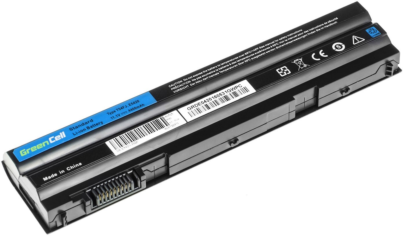 Zamiennik Green Cell do Dell Latitude E5420 E5520 E6420 E6520 E6540 11.1V 6 cell 10.8V 4400mAh