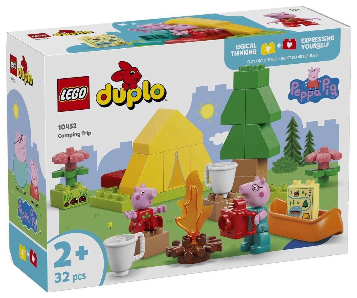 Klocki konstrukcyjne LEGO Duplo Świnka Peppa 10452 Wyprawa na biwak