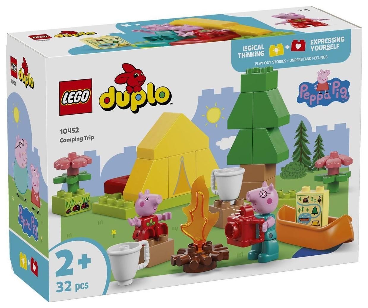 Klocki konstrukcyjne LEGO Duplo Świnka Peppa 10452 Wyprawa na biwak
