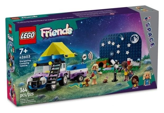 Klocki konstrukcyjne LEGO Friends 42603 Kamper Z Mobilnym Obserwatorium