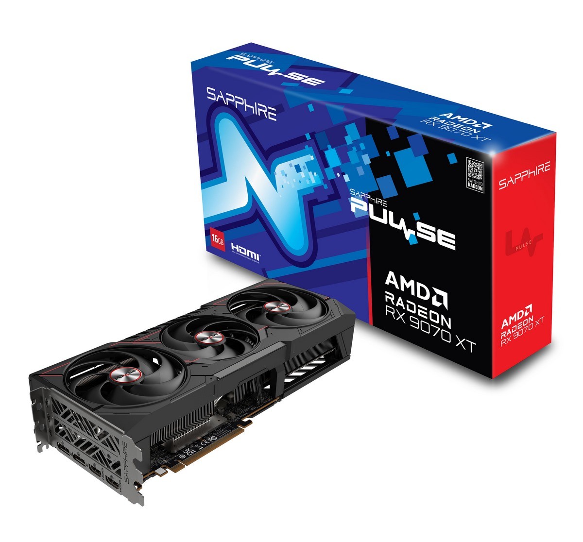 Sapphire Radeon RX 9070 XT Pulse 16GB GDDR6