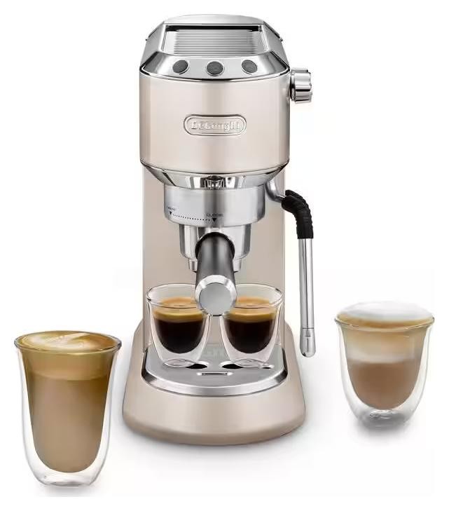 Ciśnieniowy kolbowy De'Longhi Dedica Arte EC885.BG beżowy