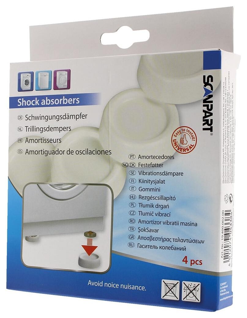 Scanpart Amortyzatory wygłuszające pod pralkę