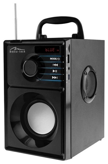 Media-Tech Boombox Silver MT3179