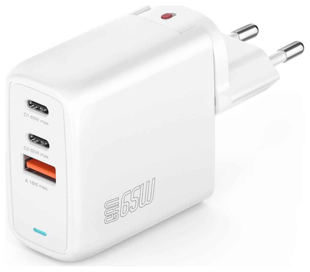 4smarts Flex 65W 2xUSB-C + 1xUSB-A biały