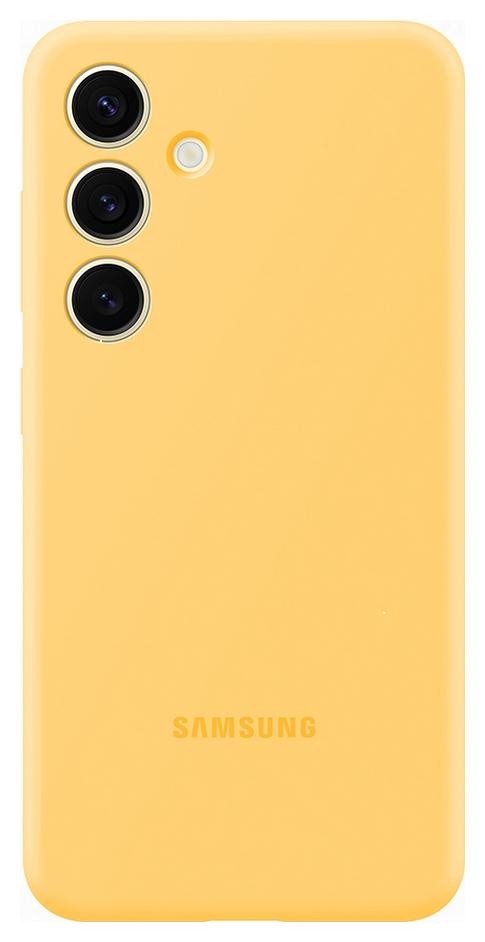 Etui typu plecki Samsung Silicone Case do S24 yellow