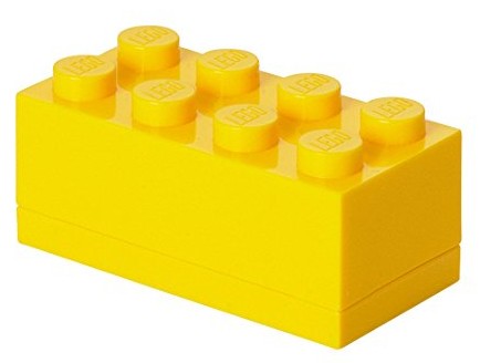 Pojemnik na zabawki LEGO Mini Box 8 40121732 żółty