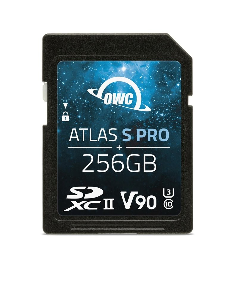 OWC SDXC Atlas S Pro 256GB UHS-II V90 290/276 MB/s