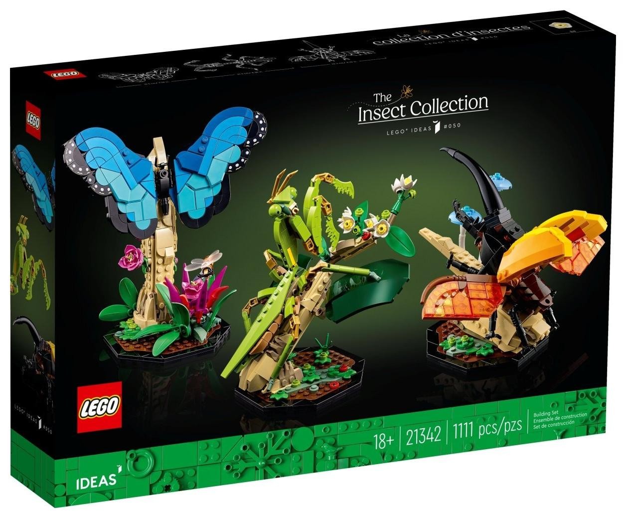 Klocki konstrukcyjne LEGO Ideas 21342 Kolekcja owadów