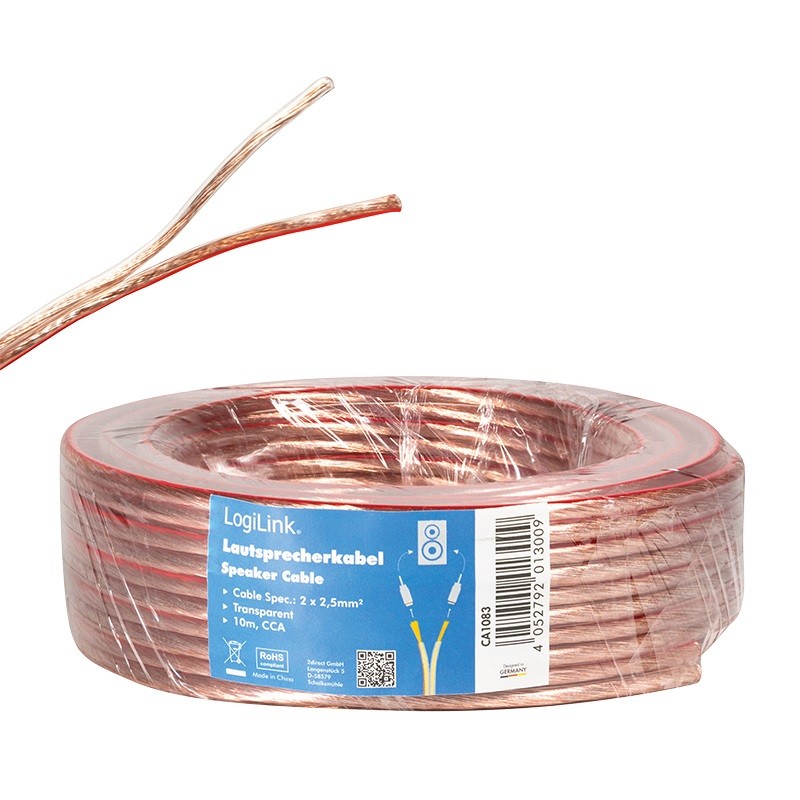 LogiLink audio 10.0m 50x0.25mm