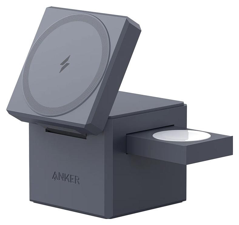 Anker MagSafe Cube 15W 3w1 szary