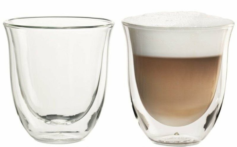Zestaw szklanek De'Longhi DLSC311 Do Cappuccino 2 x 270 ml