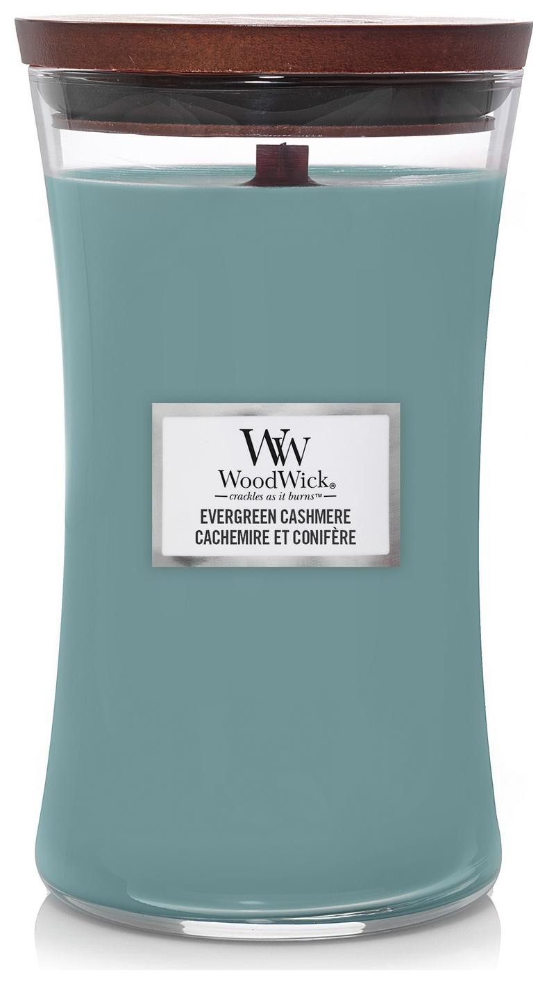 Świeczka duża WoodWick Evergreen Cashmere Świeca Duża 610g