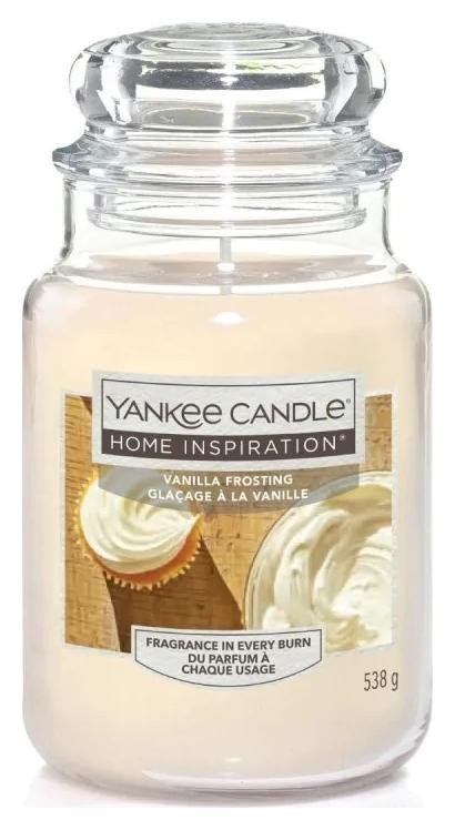 Świeczka duża Yankee Candle Home Inspiration Vanilla Frosting Świeca Duża 538g