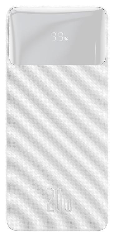 Baseus Bipow 30000mAh 2xUSB USB-C 20W biały