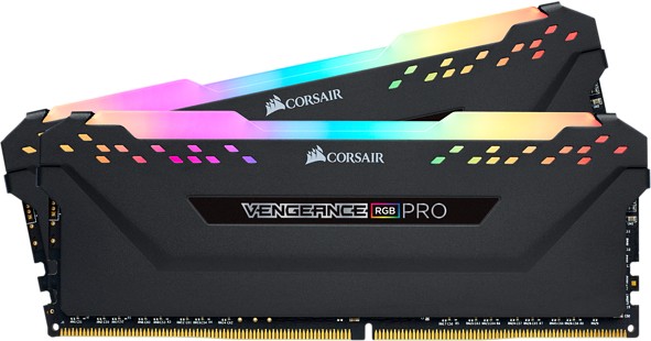 Corsair Vengeance RGB Pro Black 16GB [2x8GB 3000MHz DDR4 CL15 1.35V DIMM]