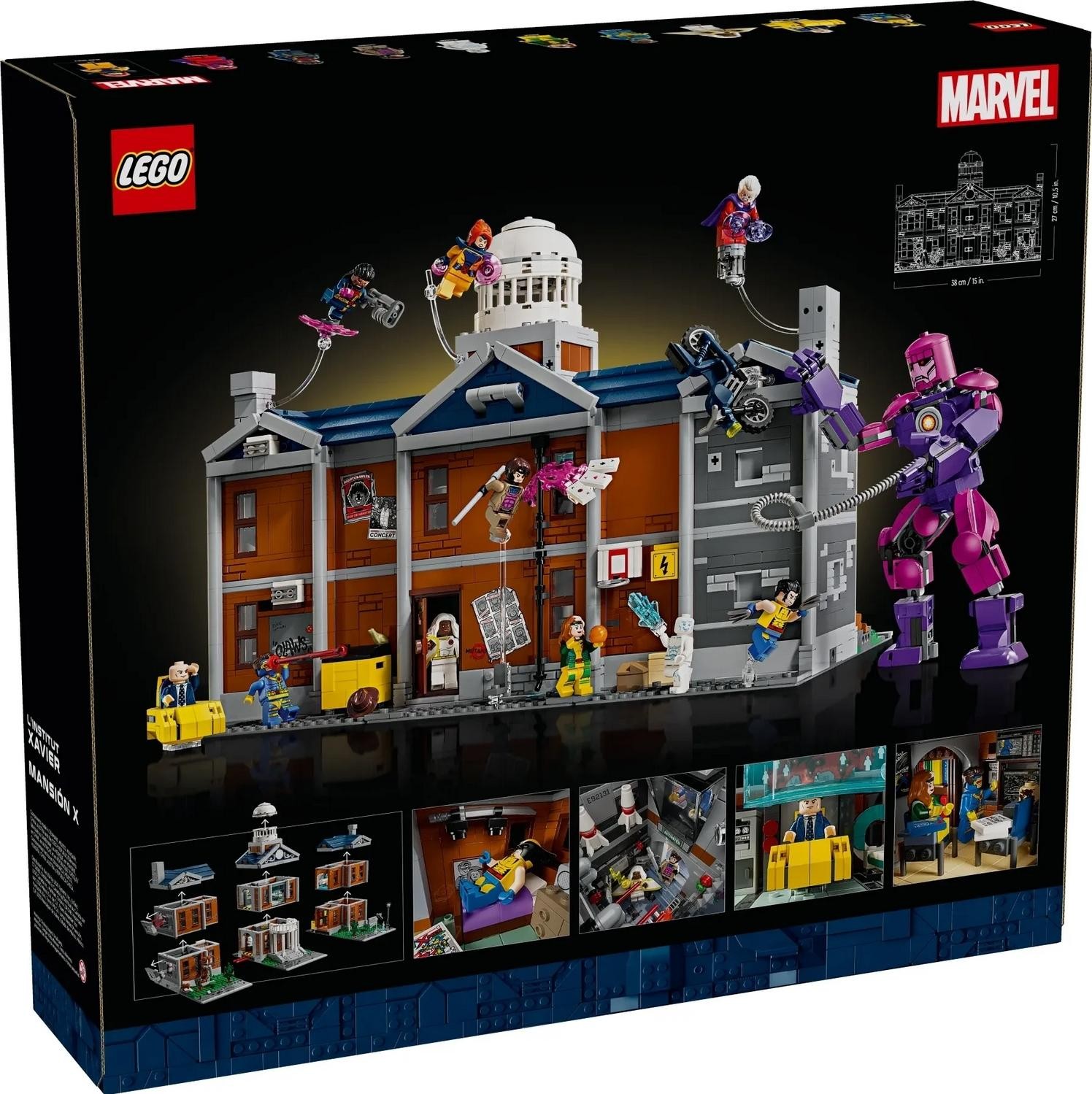Klocki konstrukcyjne LEGO Marvel 76294 X-Men: Instytut Xaviera