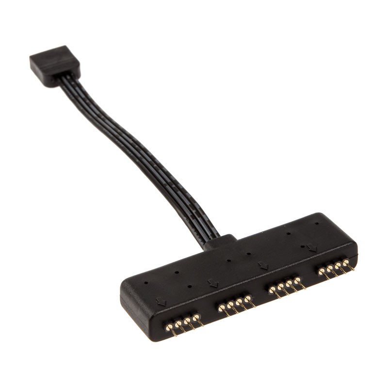 Pasywny Akasa kabel rozdzielający RGB LED